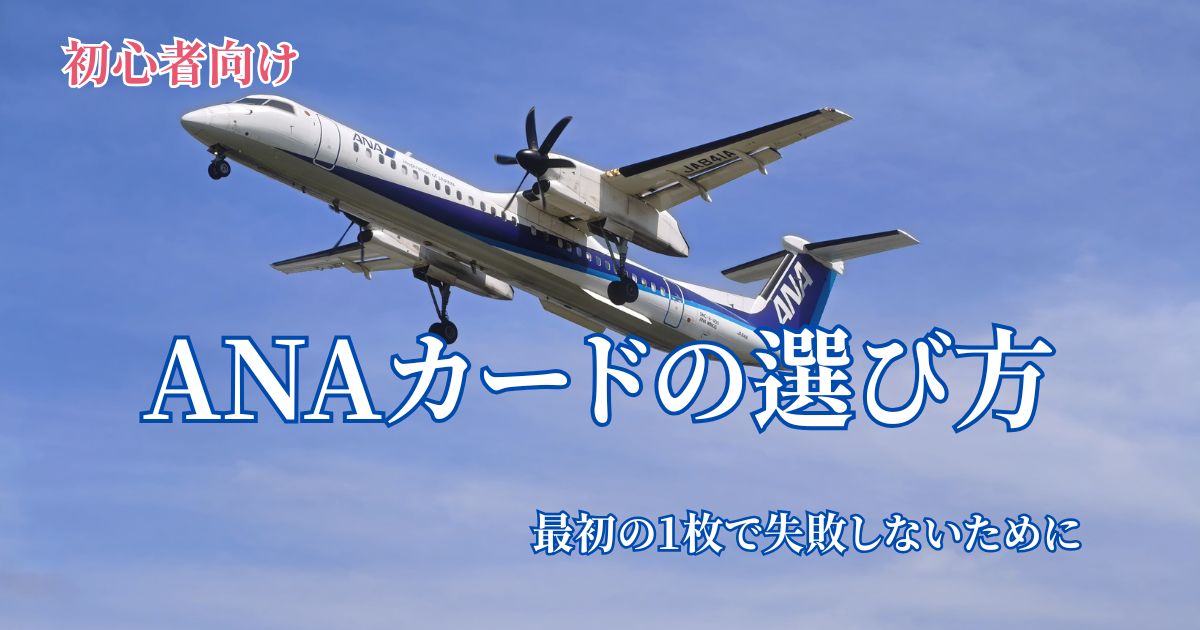 ANAカードの選び方と最初の1枚で失敗しないためのポイントを初心者向けに解説